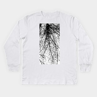 Under the Trees Cont'd Kids Long Sleeve T-Shirt